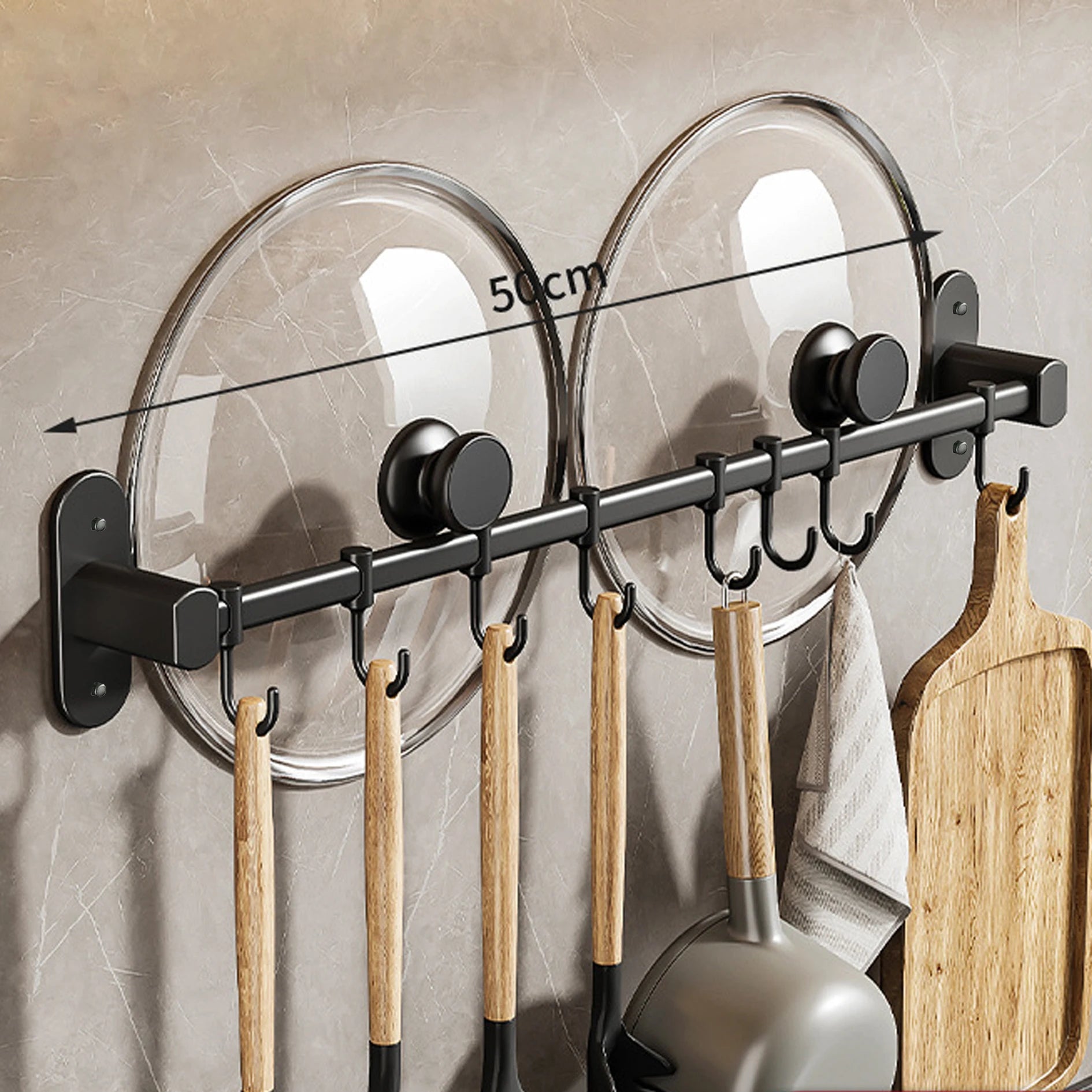 1 Piece Kitchen Facilities Storage with hooks