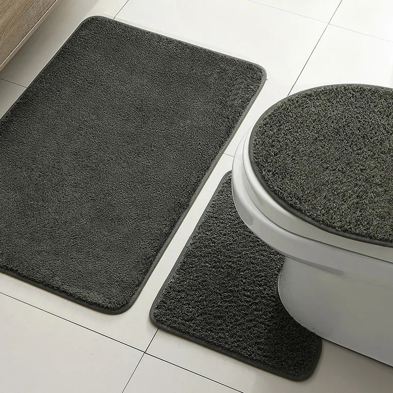 Bathroom carpet 3-piece set soft