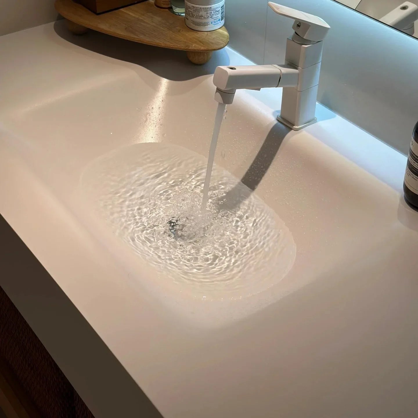 Bathroom Cabinet Slab Hot Bending Integrated Basin Wall-Mounted