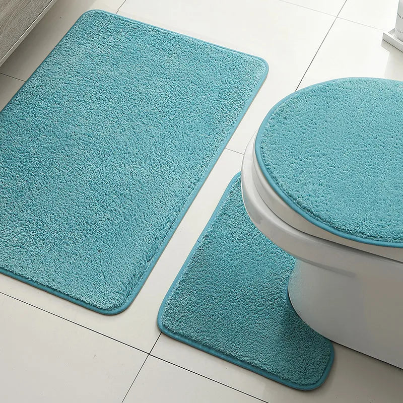 Bathroom carpet 3-piece set soft