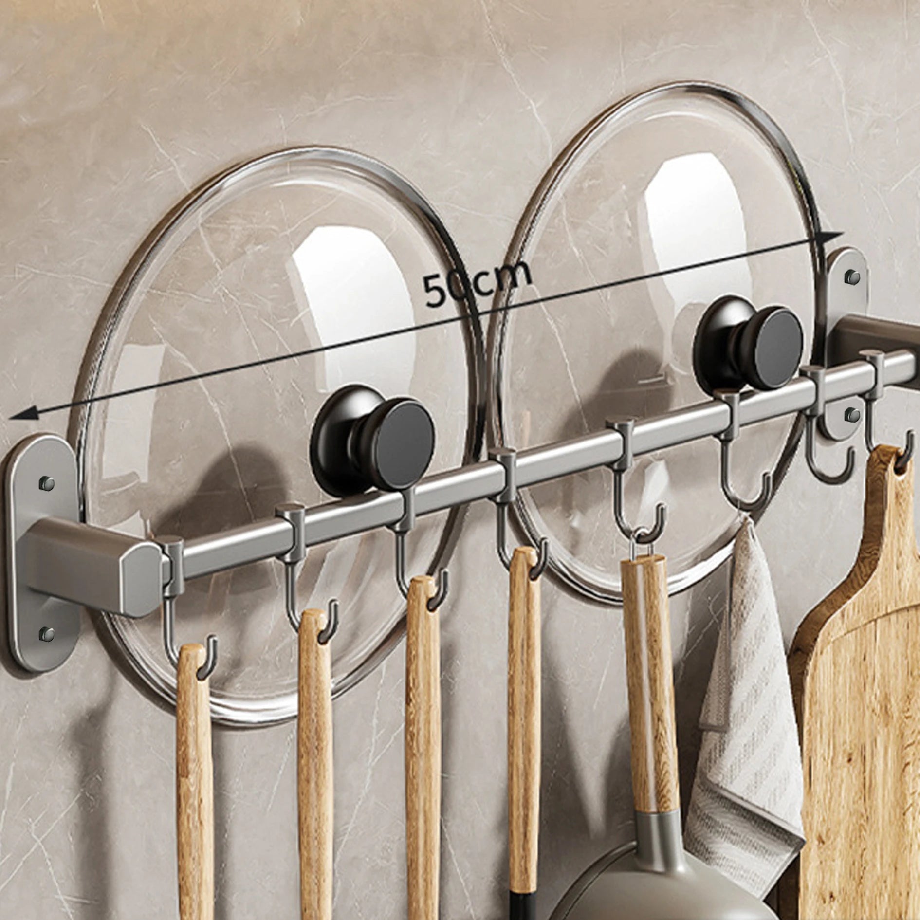 1 Piece Kitchen Facilities Storage with hooks